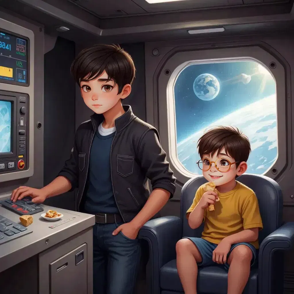 Adventures of Vedu and Laddu- Lost in Space