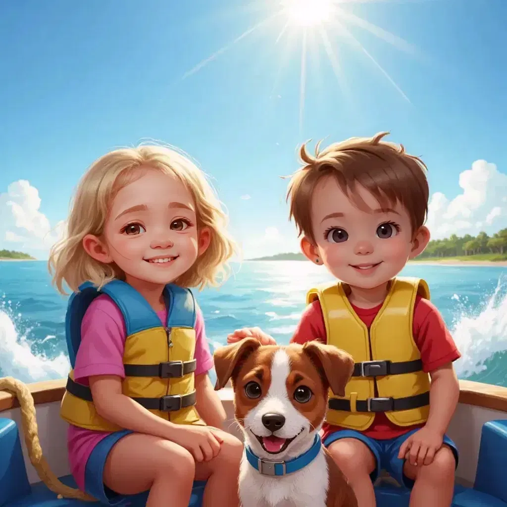 Boating Adventures of Audrey and Daniel