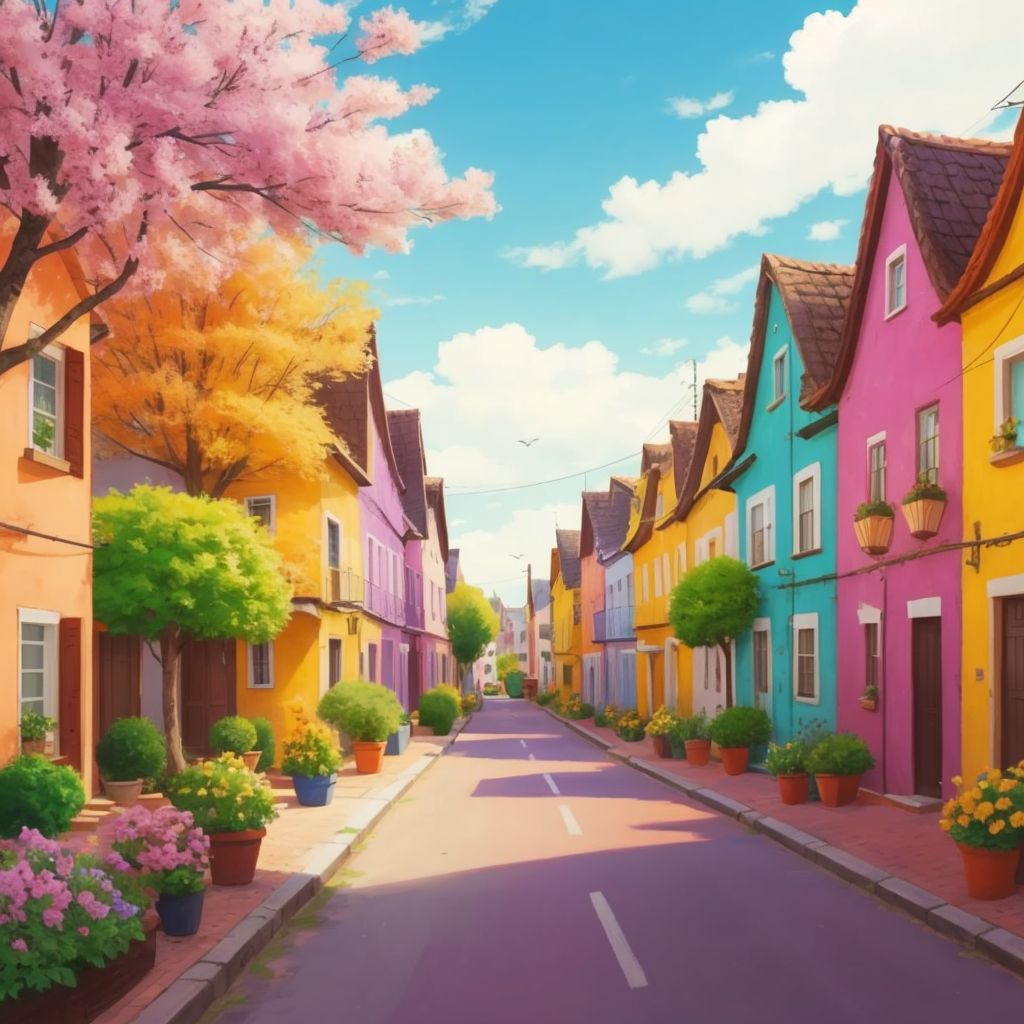 Color's Day in the Rainbow Town