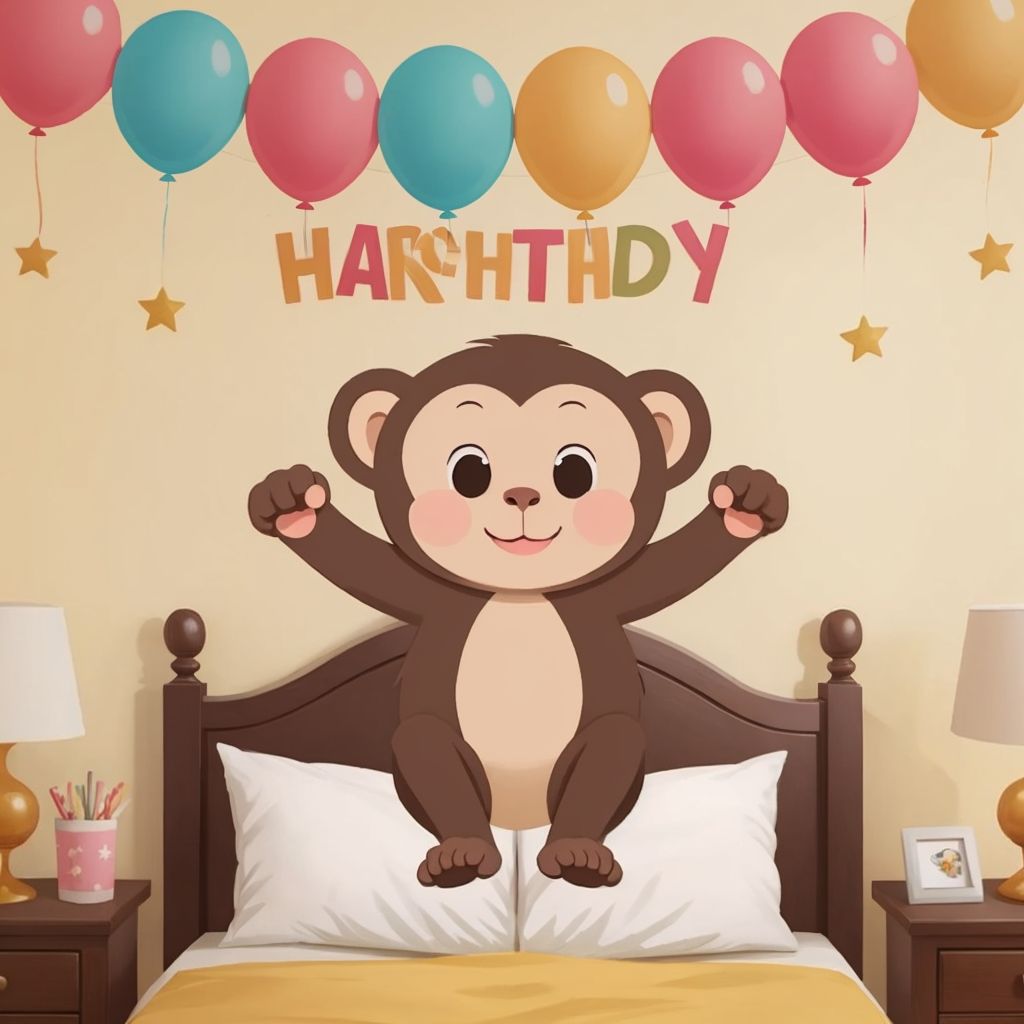 Jessica the energetic monkey 