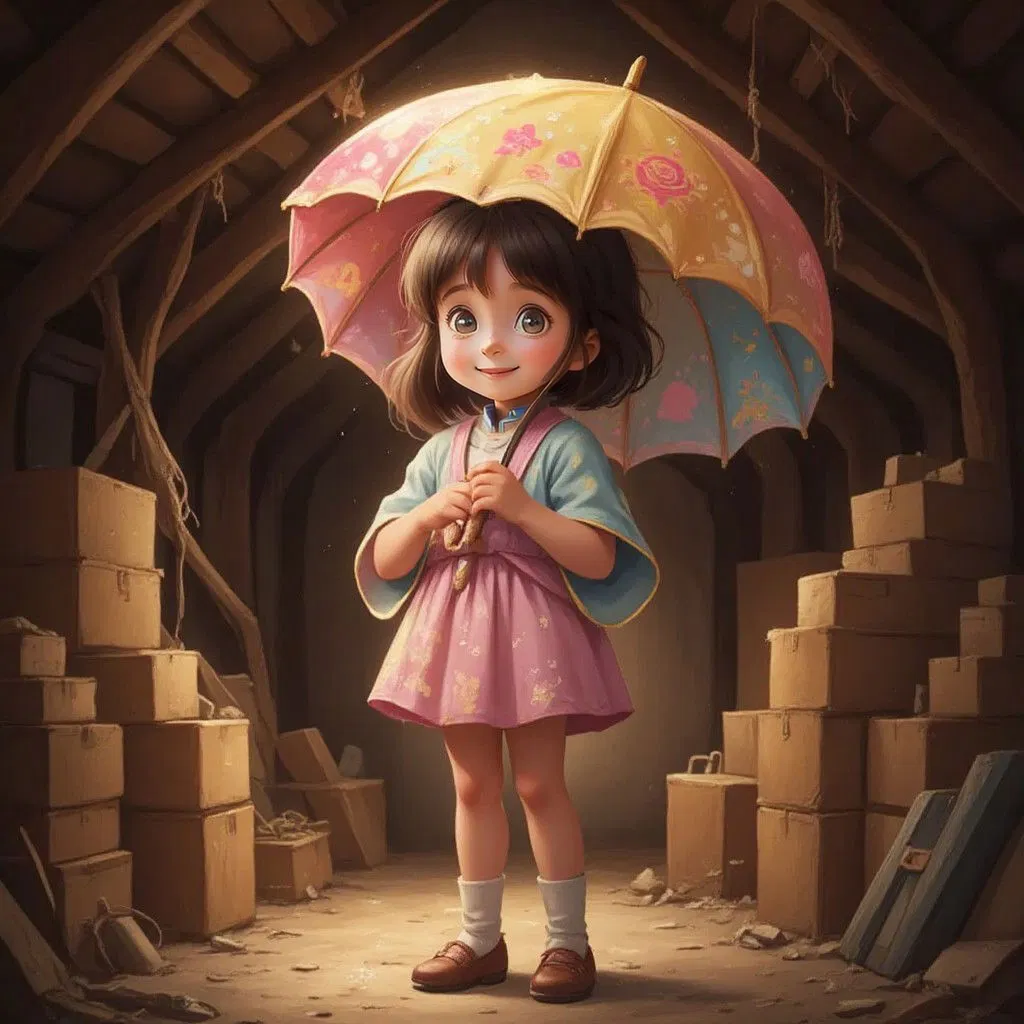 Luna's Magical Umbrella Adventure