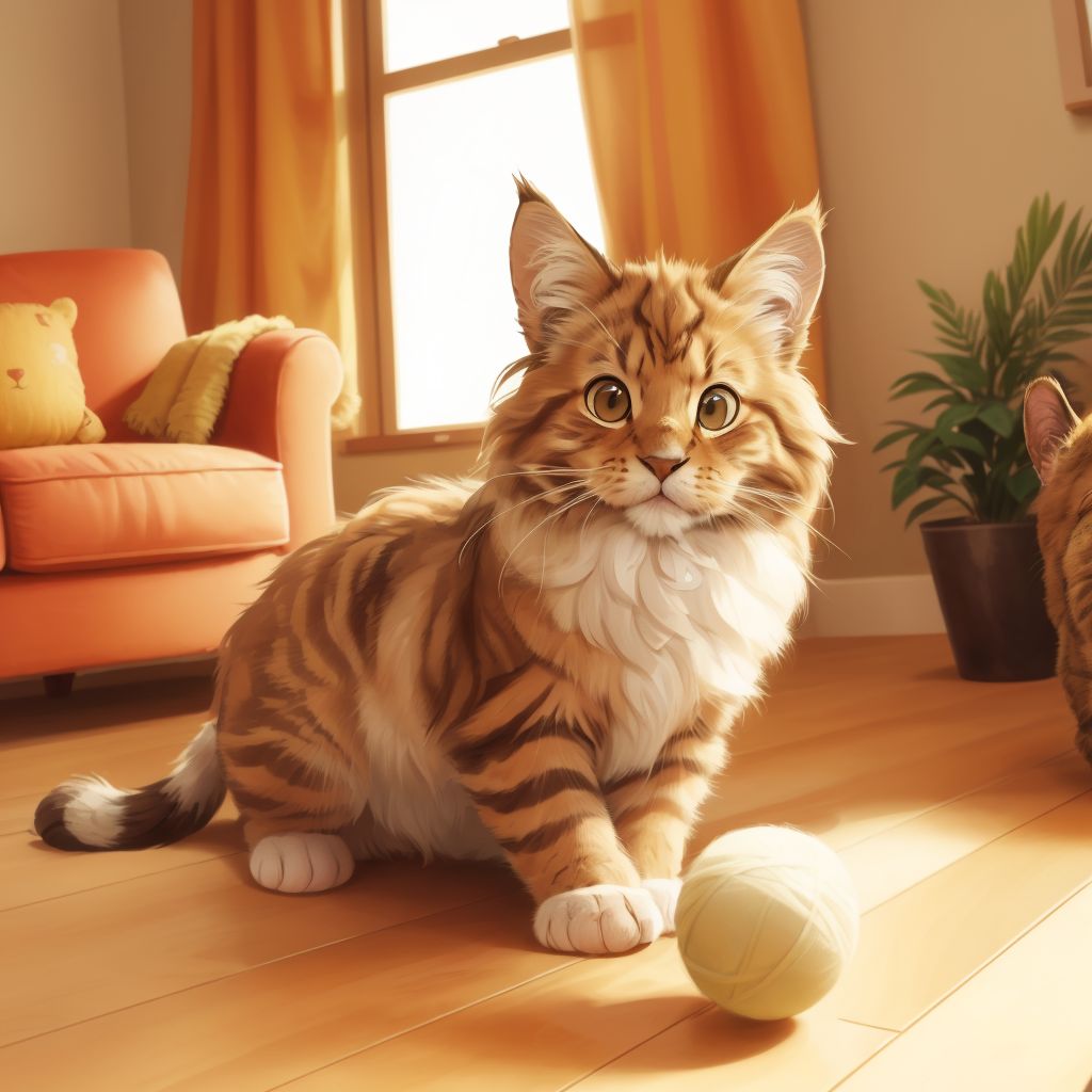 Max the Mischievous maine coon kitten