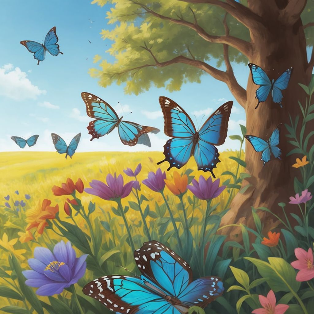 Meditation Adventures with Mia the Calm Blue Morpho