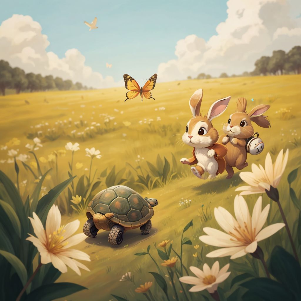 The Rabbit and the Turtle’s Big Race
