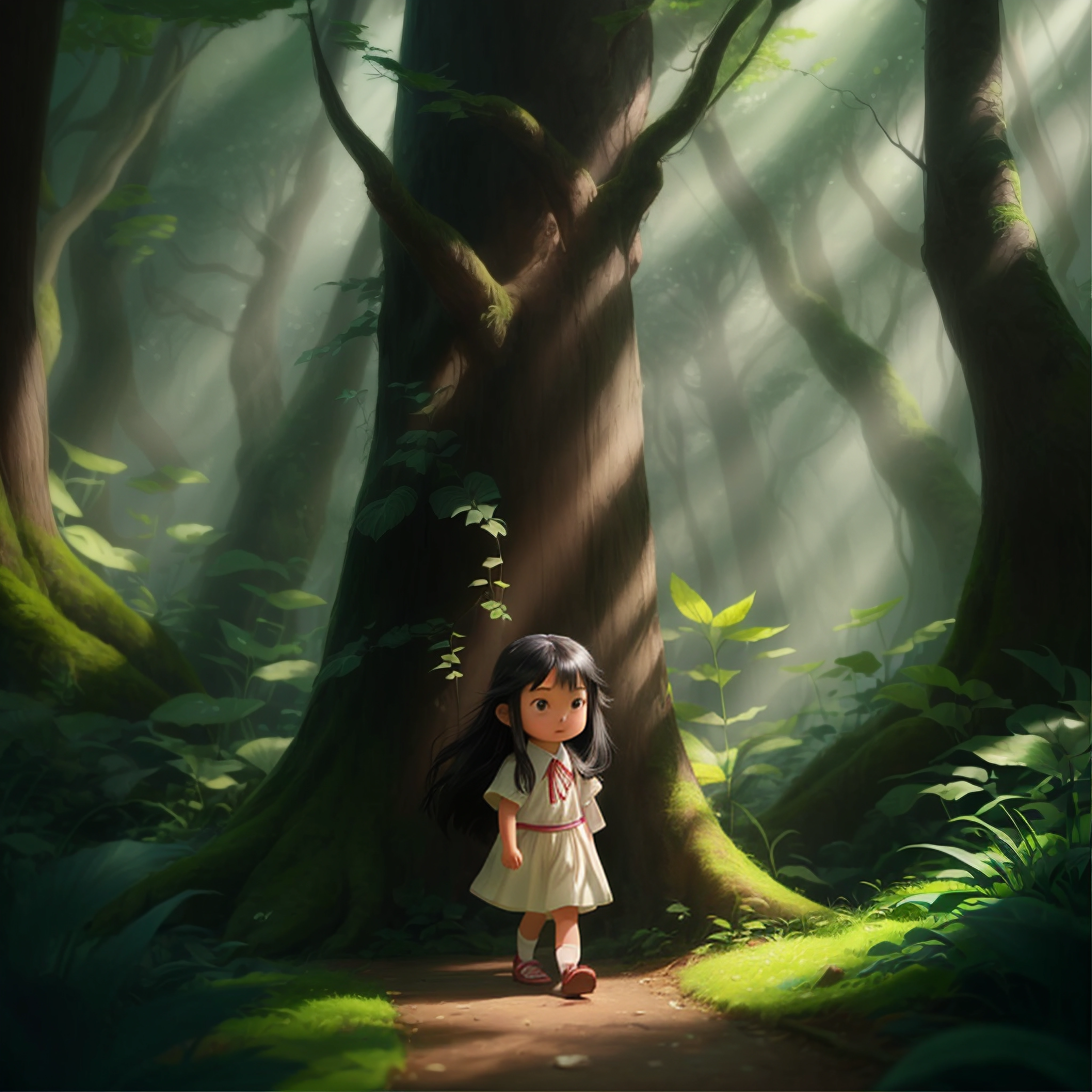 Whispers in the Woods: The Tale of Lily's Lost Adventure